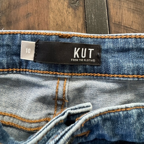 Kut from the Cloth High Rise Fab Ab Skinny Jeans. Size 10 - Picture 6 of 8